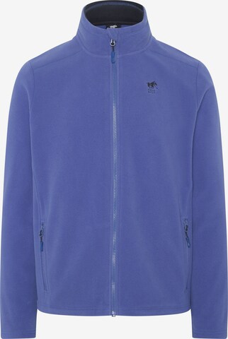Polo Sylt Fleece Jacket in Blue: front