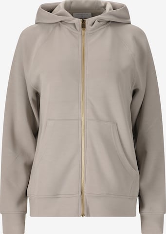 Athlecia Sweatjacke 'Jacey' in Beige: Vorderseite