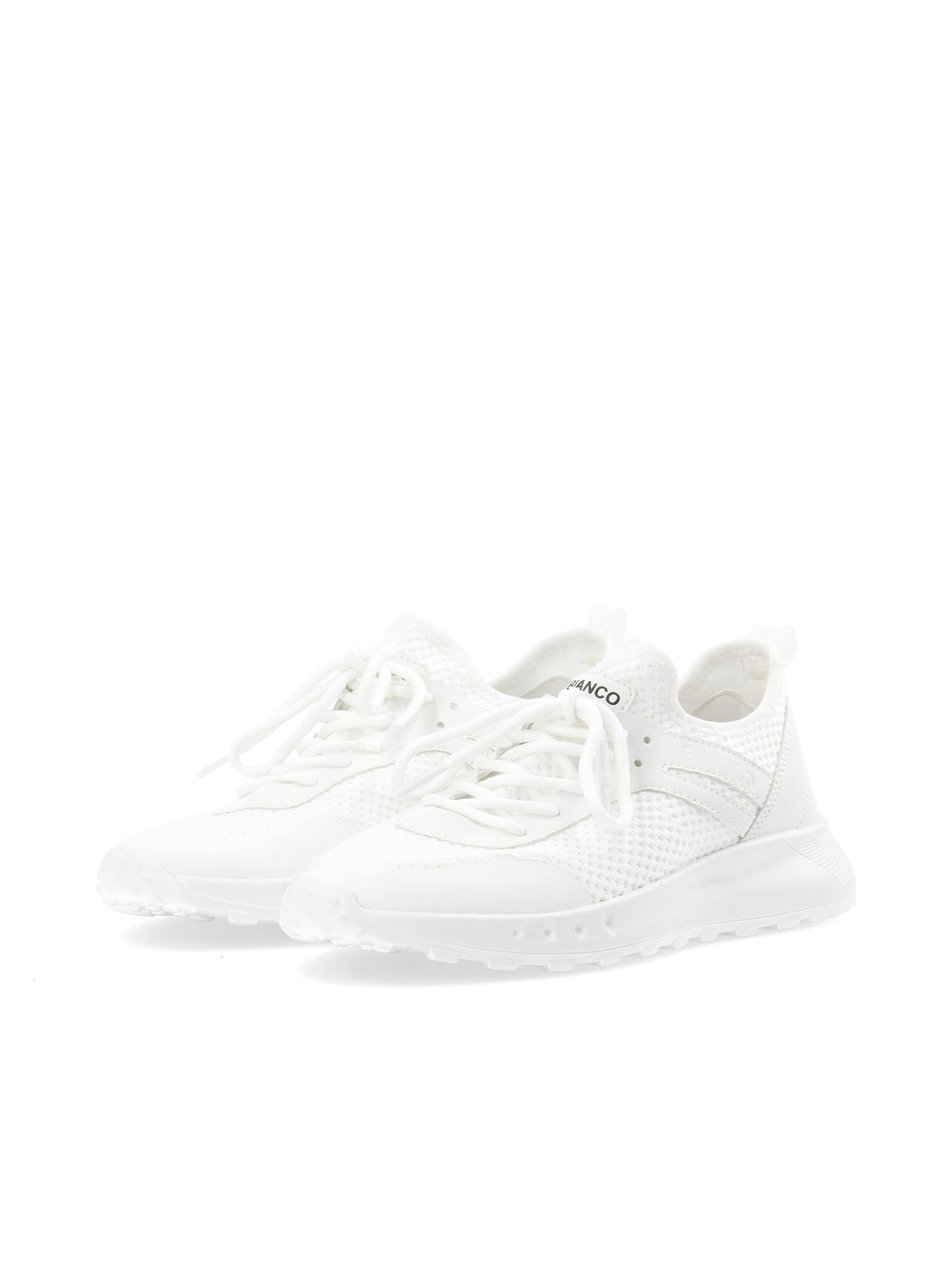 Baskets basses 'Lauren' Bianco en blanc