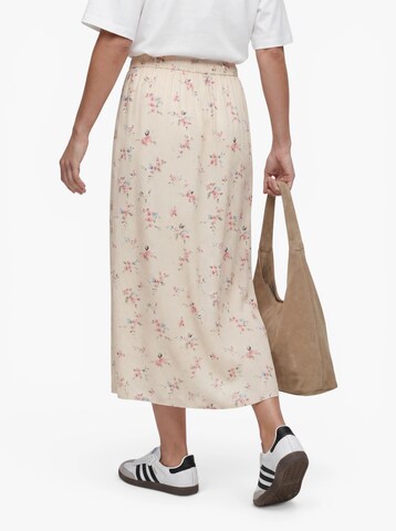 PIECES Skirt 'PCBOSELLA' in Beige