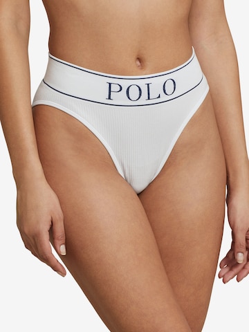 Slip Polo Ralph Lauren en blanc : devant