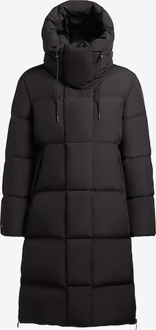 Manteau d’hiver 'Guda' khujo en noir : devant