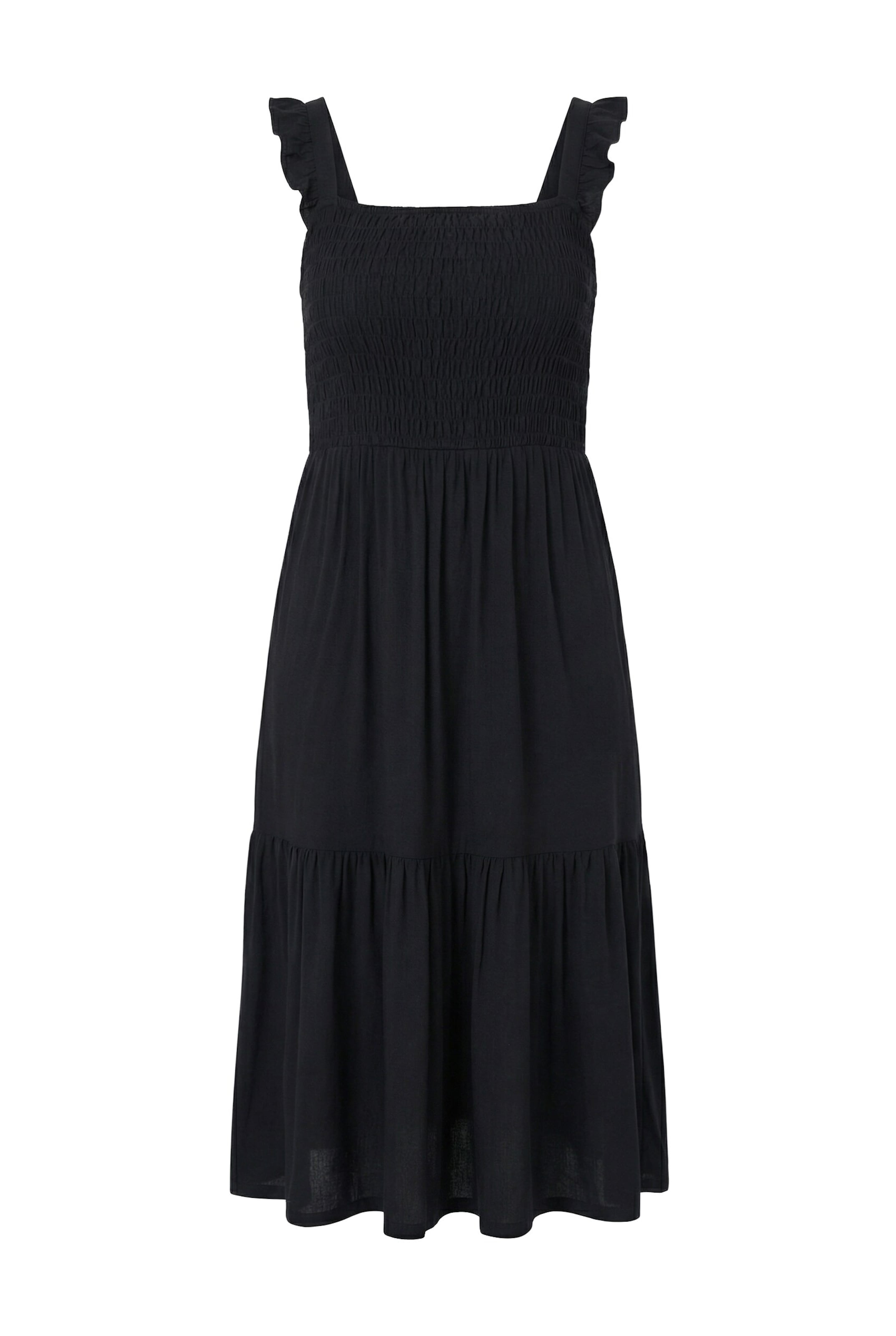 MIAMODA Jurk in Zwart: voorkant