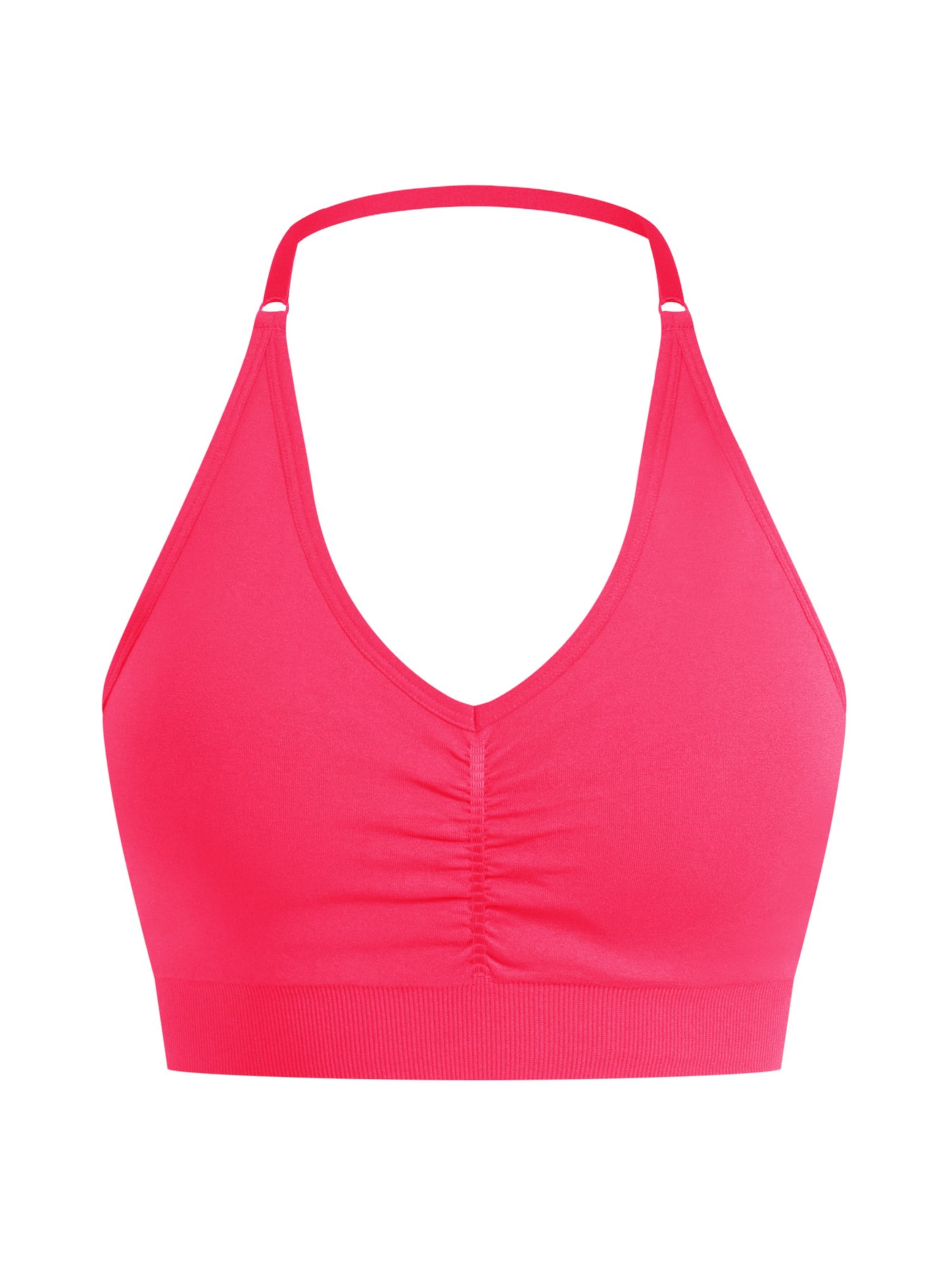 Soutien-gorge de sport Smilodox en rose : devant