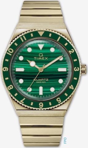 Montre à affichage analogique TIMEX en vert : devant
