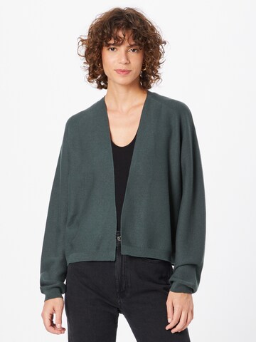 DRYKORN Knit Cardigan 'MANUMY' in Green: front