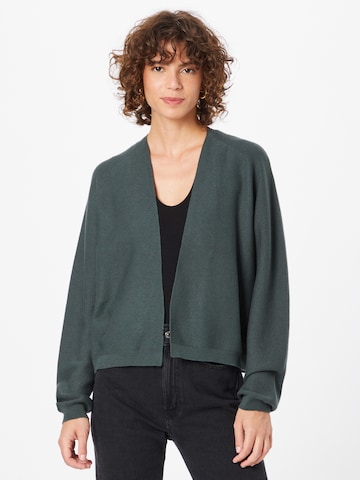 DRYKORN Knit cardigan 'MANUMY' in Green: front