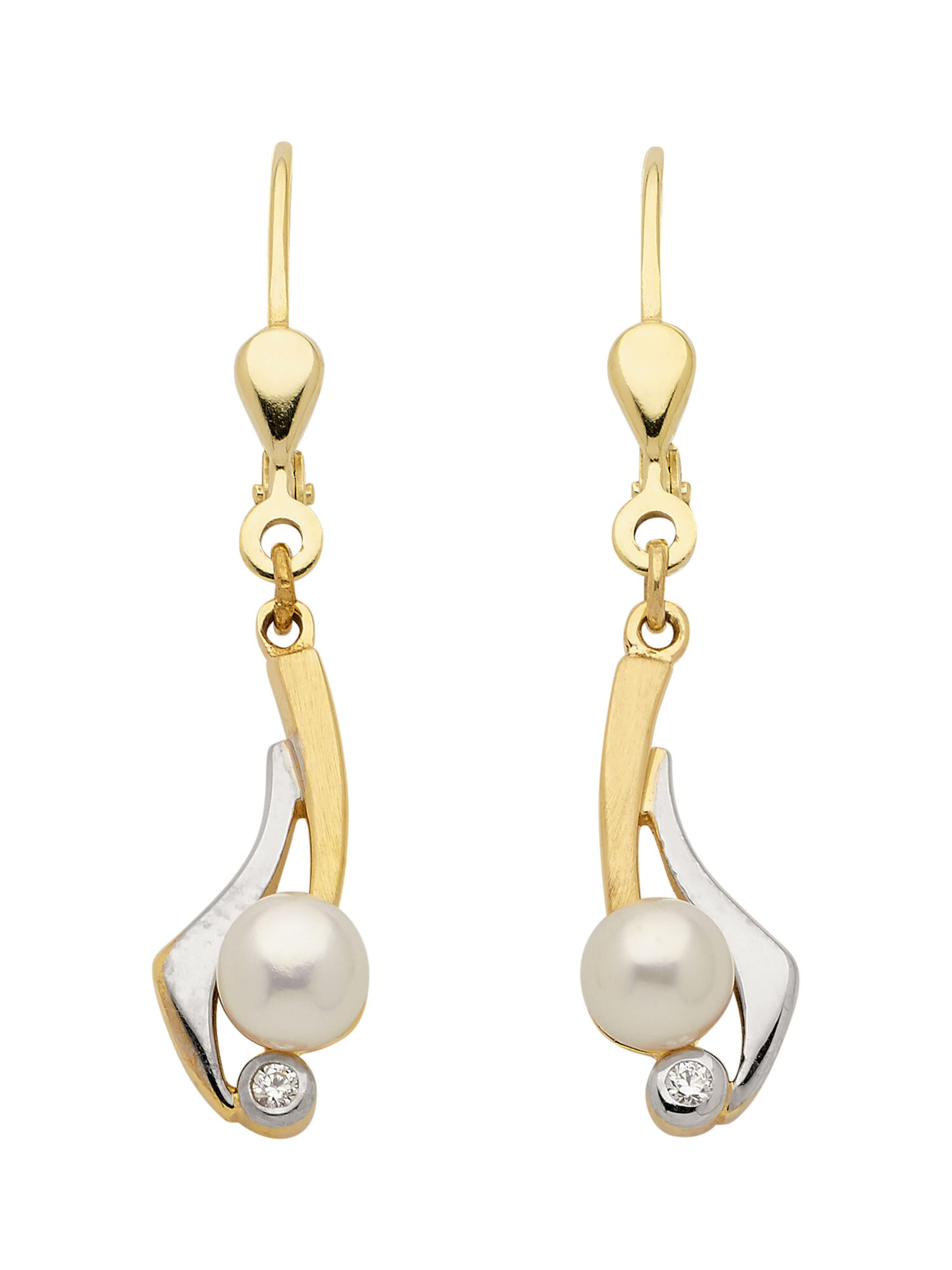 Adelia´s Ohrhänger in Gold: Vorderseite