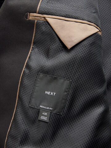 Coupe regular Veste de costume Next en noir