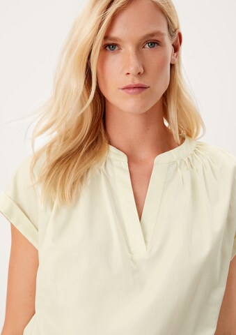 s.Oliver BLACK LABEL Blouse in Yellow