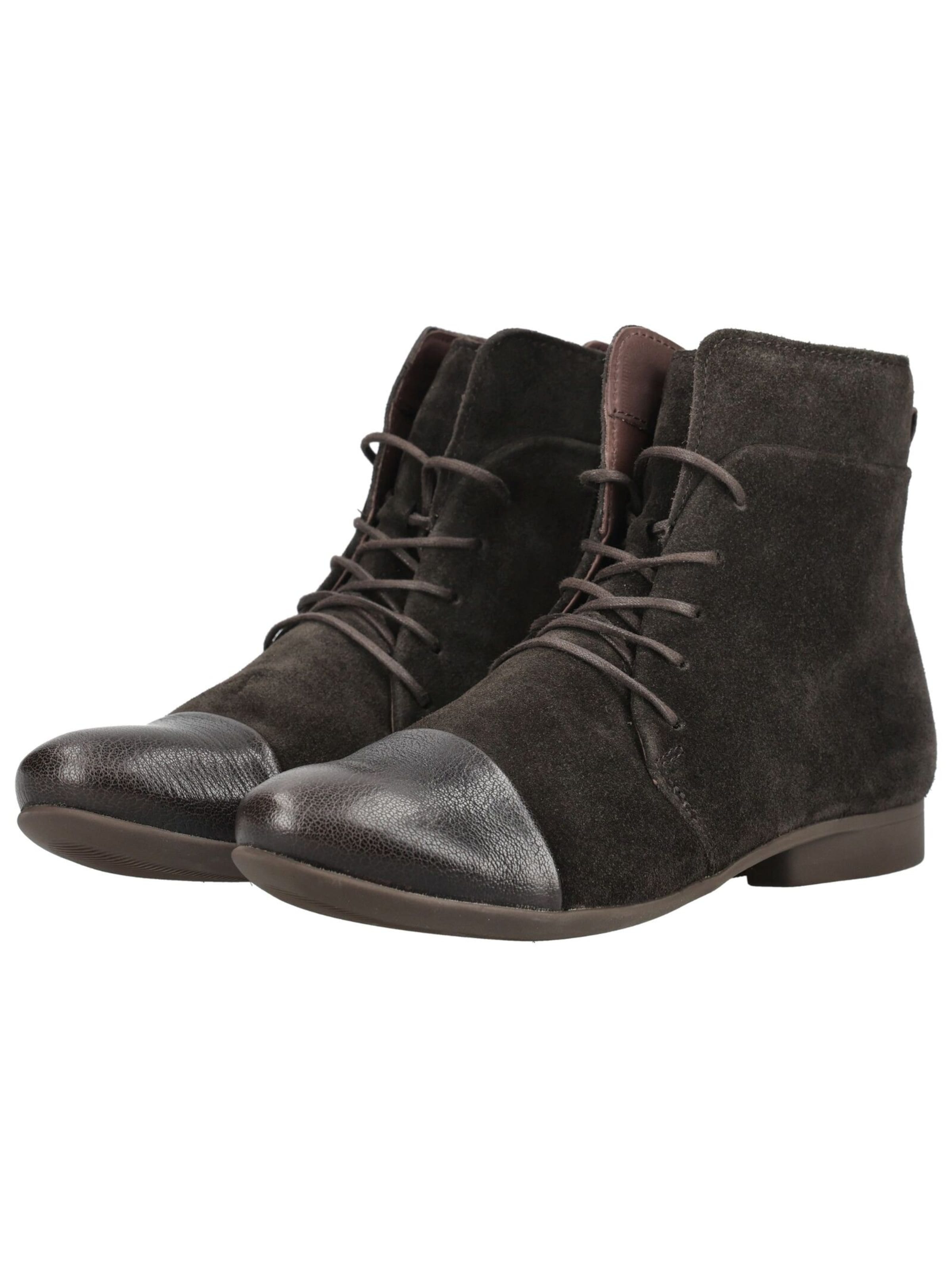 Bottines à lacets THINK! en marron