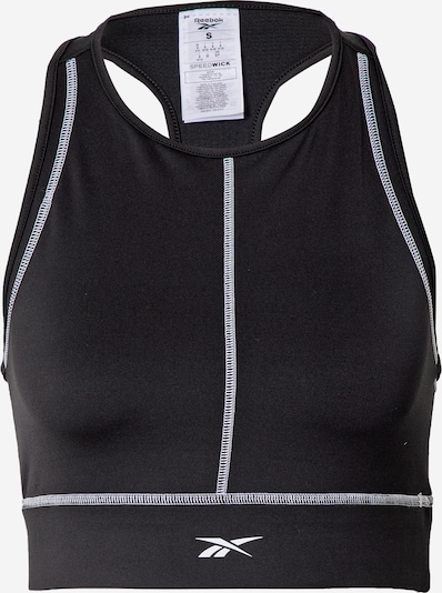 Reebok Sport Sport bh in de kleur Zwart / Wit, Productweergave