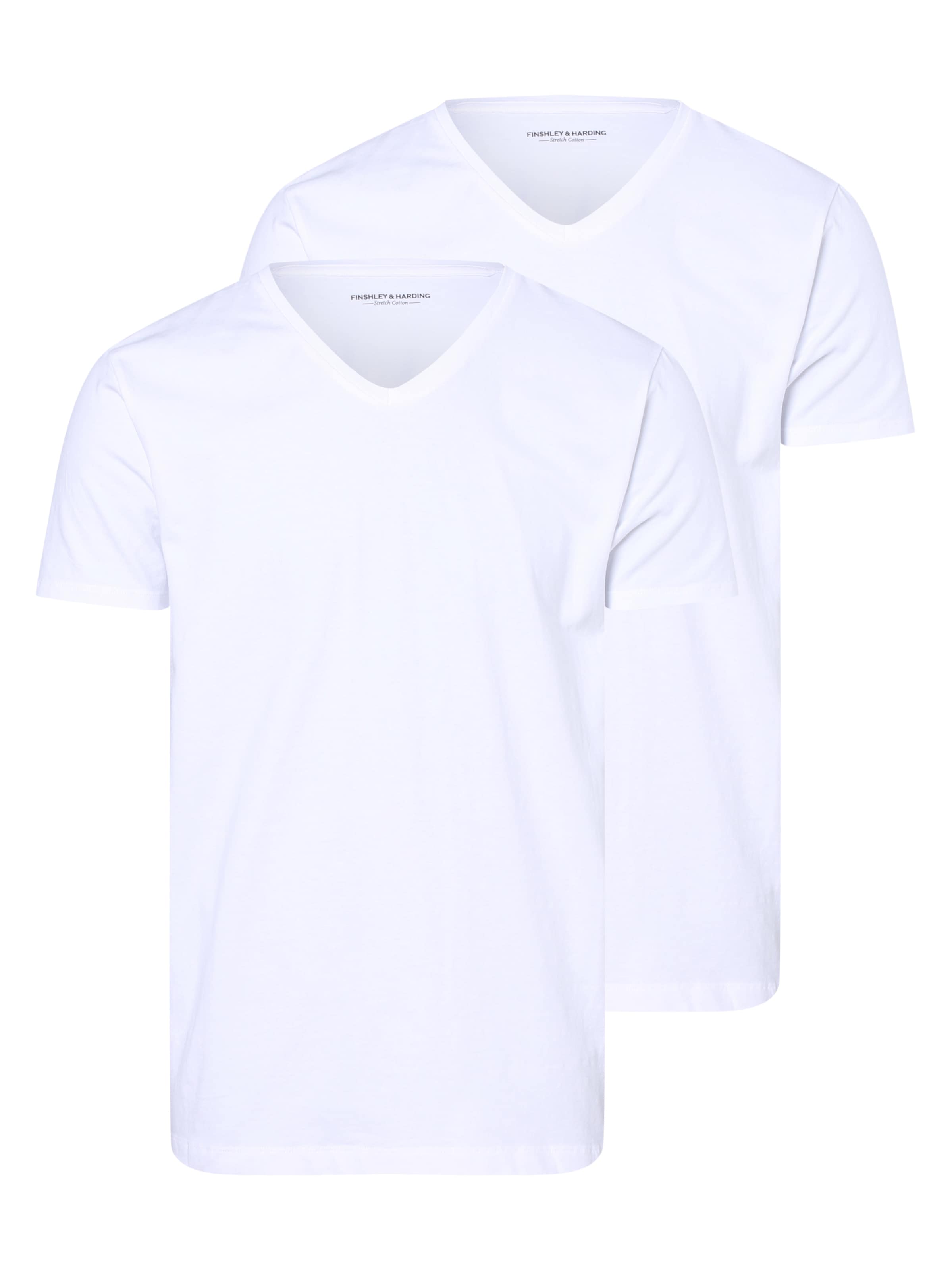 Finshley & Harding Shirt in Weiß: Vorderseite