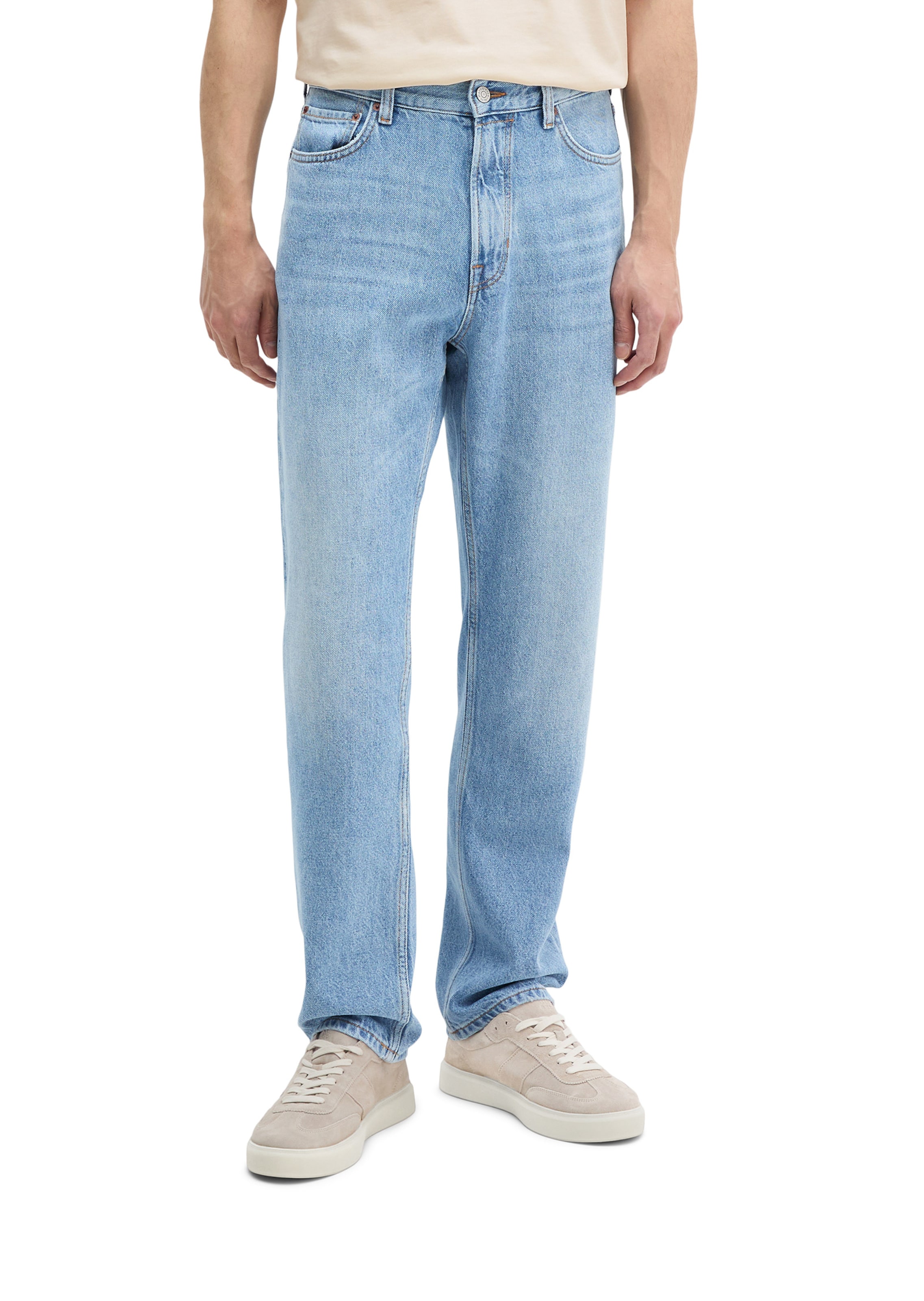 Marc O'Polo Regular Jeans in Blauw: voorkant