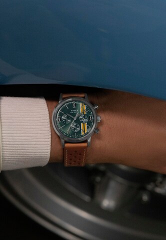 TIMEX Analoog horloge 'Marlin' in Bruin