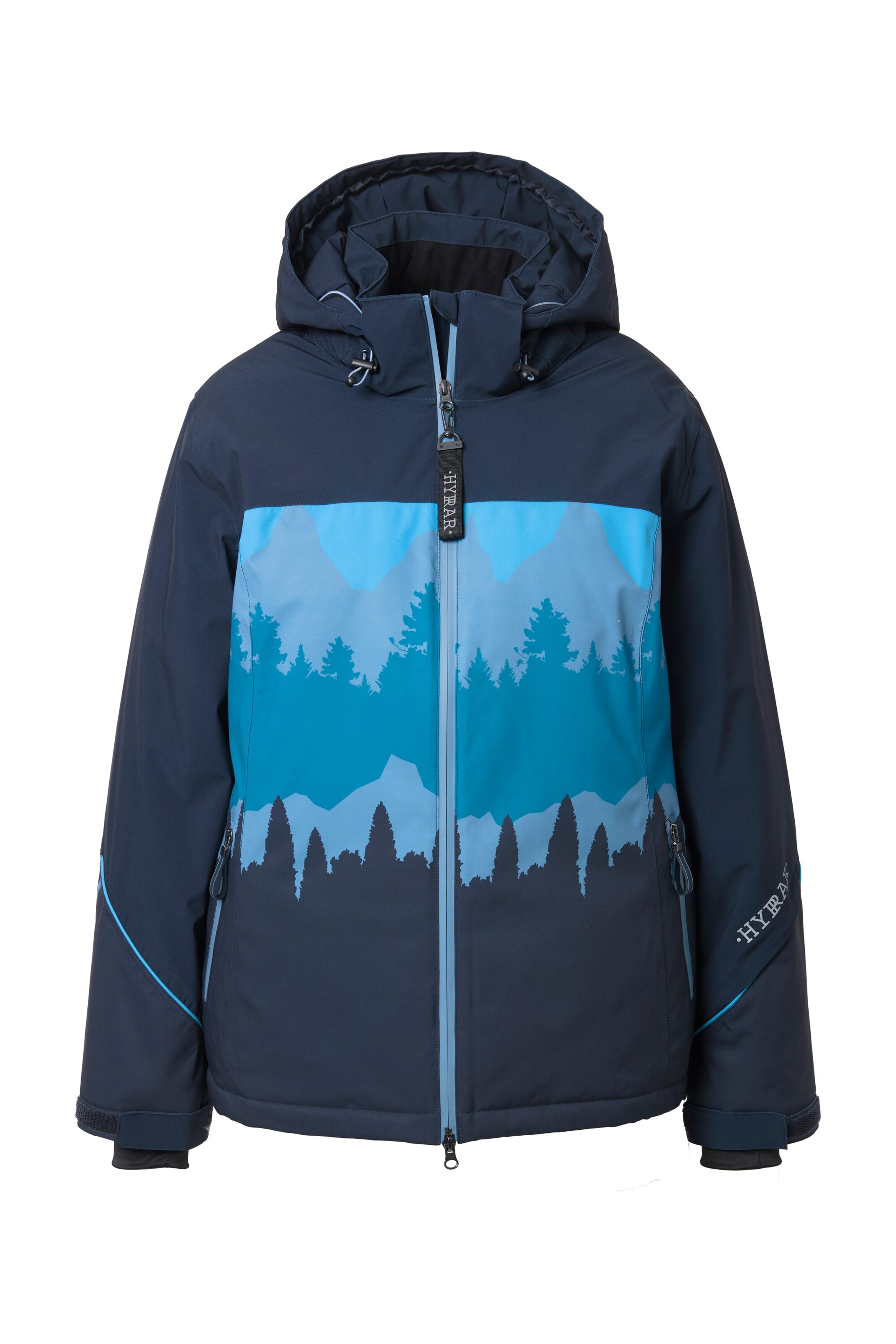 Ulla Popken Functionele jas in Blauw: voorkant