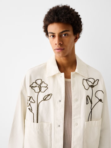 Bershka Jacke in Weiß