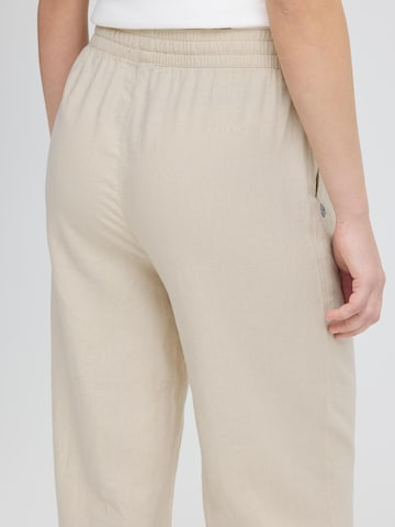 Loosefit Pantaloni ' OXAlfas Linen Mix ' di Oxmo in beige