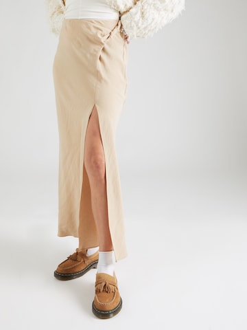 Jupe TOPSHOP en beige : devant