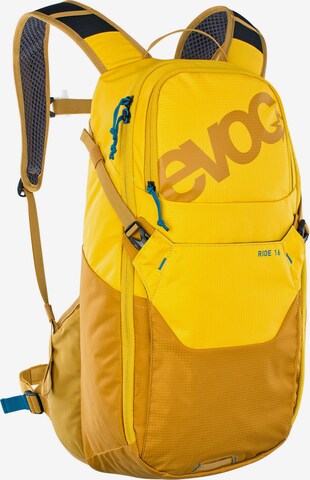 EVOC Backpack 'RIDE 16' in Yellow: front