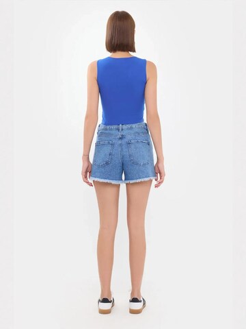 Hiccup Top in Blauw