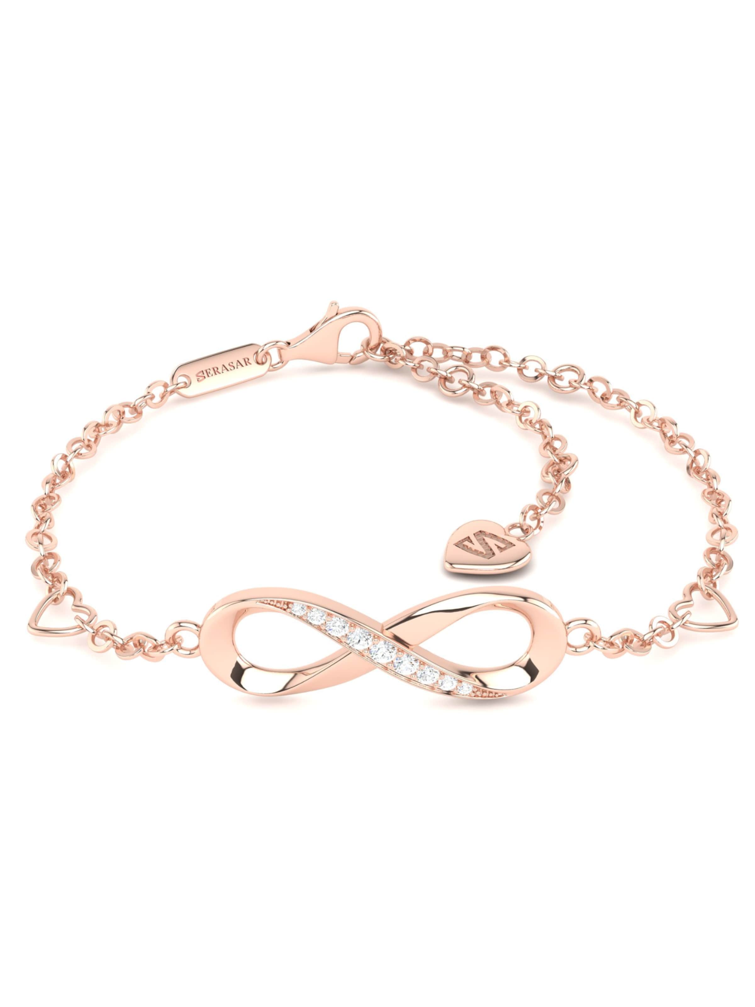 SERASAR Armband 'Infinity' in Goud: voorkant