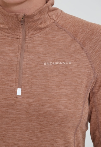 ENDURANCE Funktionsshirt 'Canna V2' in Braun