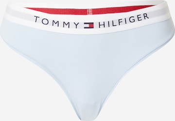 Tommy Hilfiger Underwear Thong in Blue: front