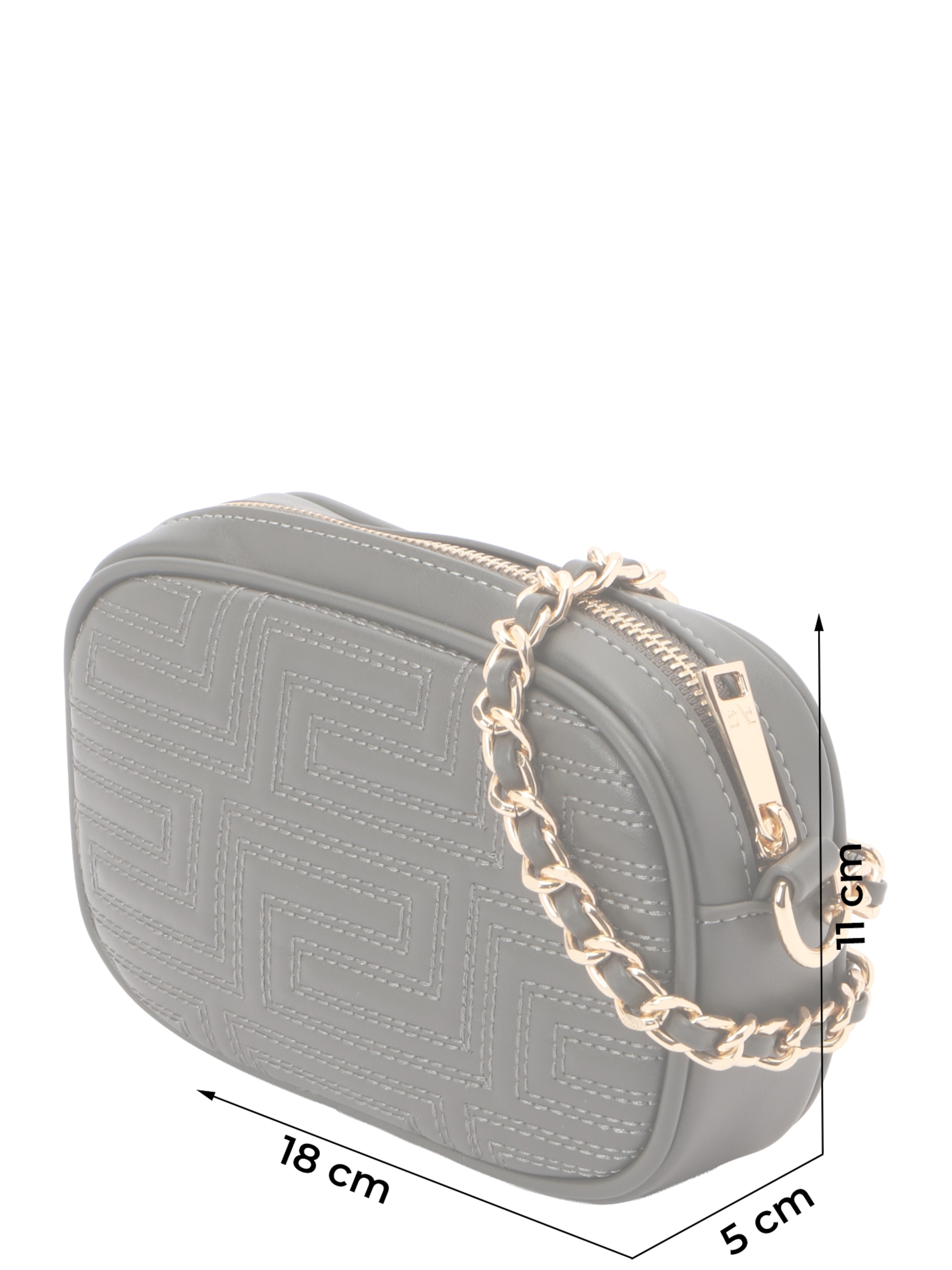 Borsa a tracolla 'Vivi Ornmt' di 19V69 ITALIA in grigio: frontale