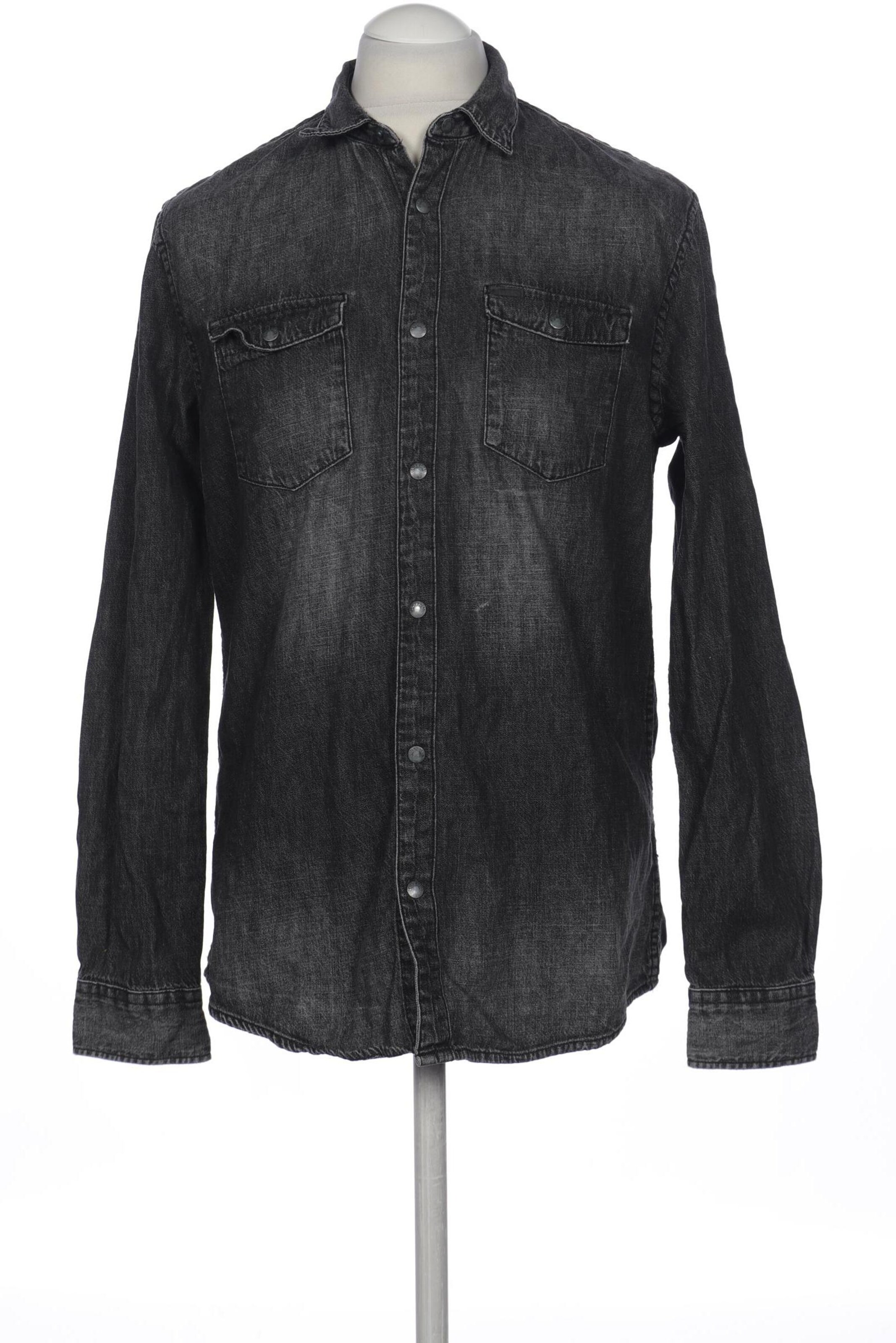 Only & Sons Button Up Shirt in L in Grey: front