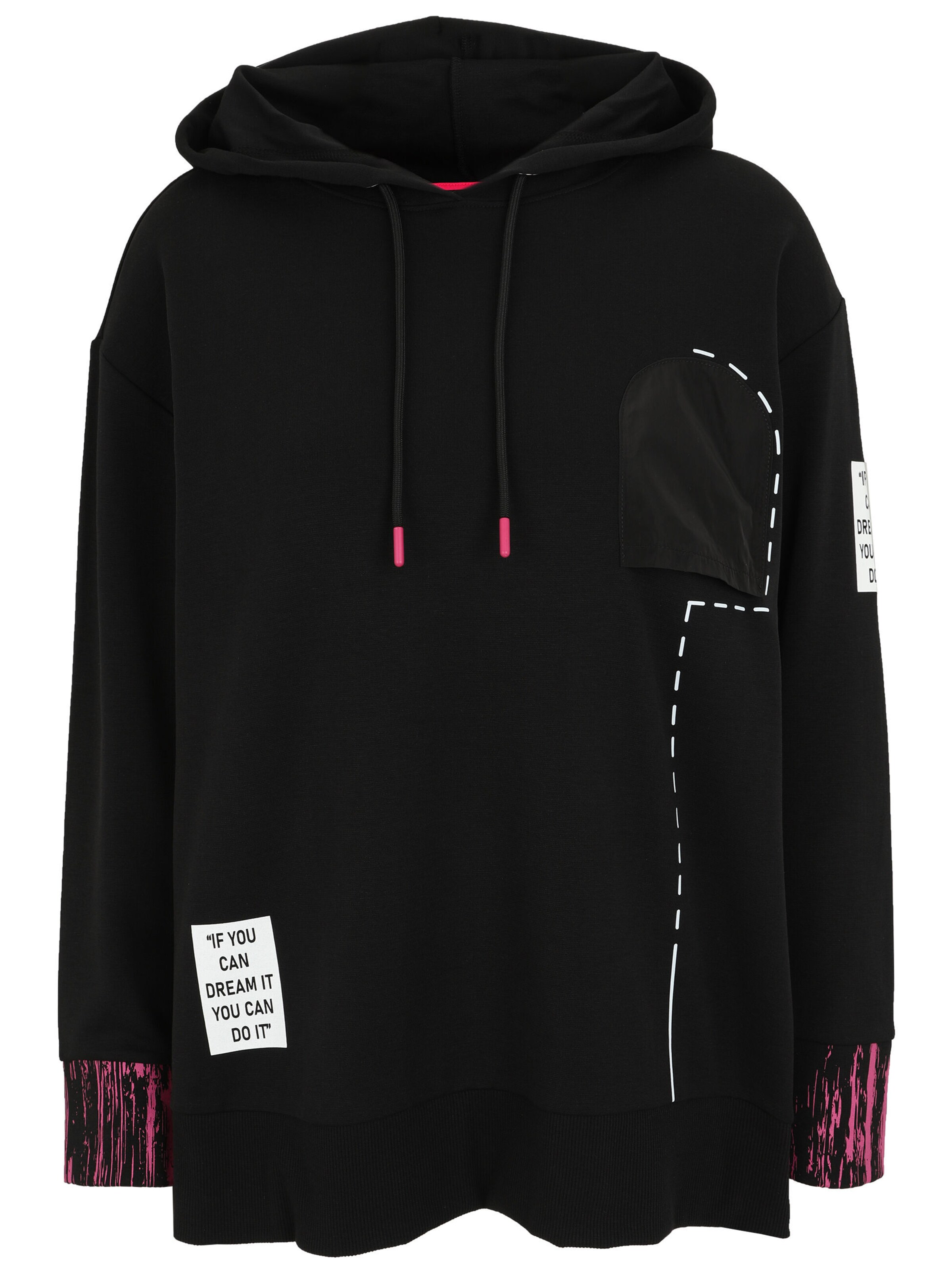 Doris Streich Sweatshirt in Schwarz: Vorderseite