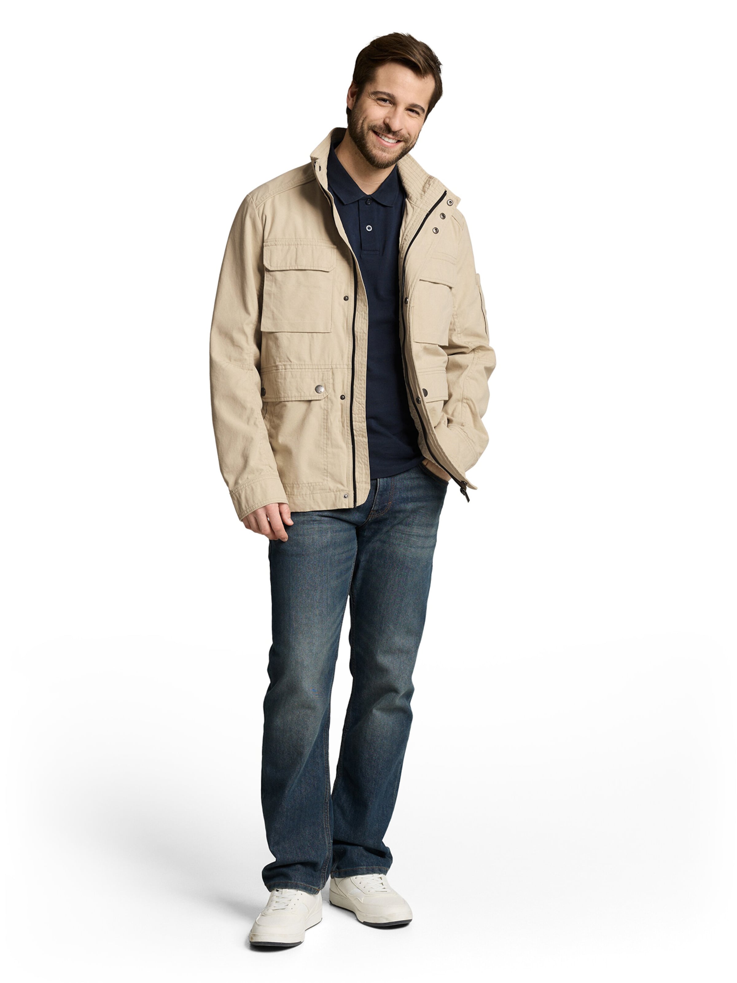 TOM TAILOR Tussenjas in Beige