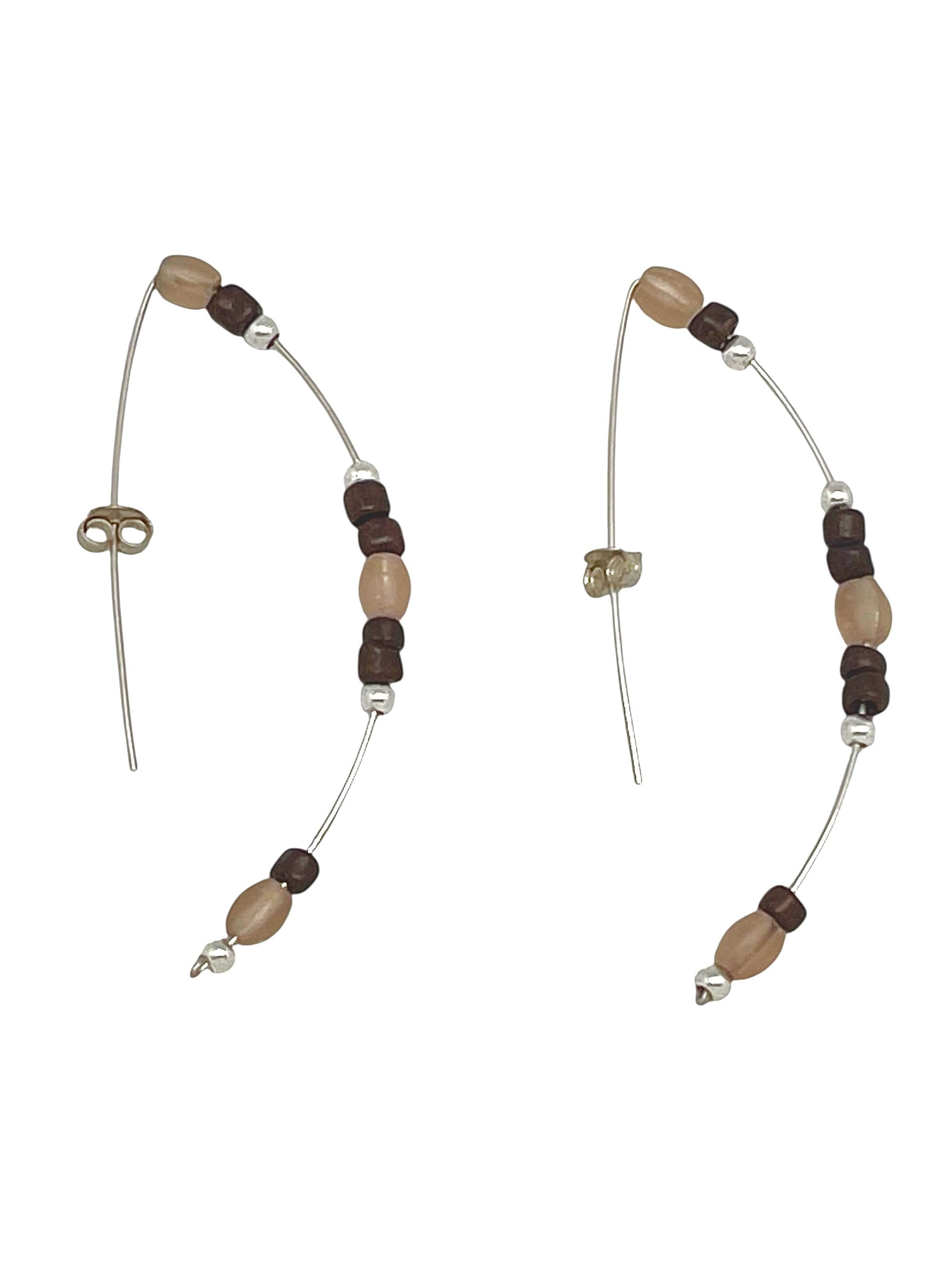 Gloria Mago Earrings in Pink: front