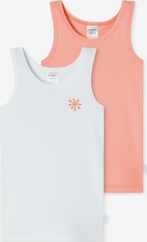 Maillot de corps ' Fine Rib ' SCHIESSER en orange : devant