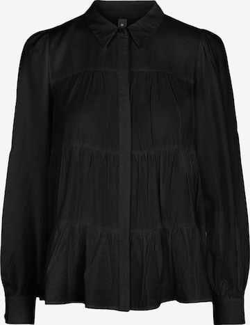 Y.A.S - Blusa 'Pala' em preto: frente