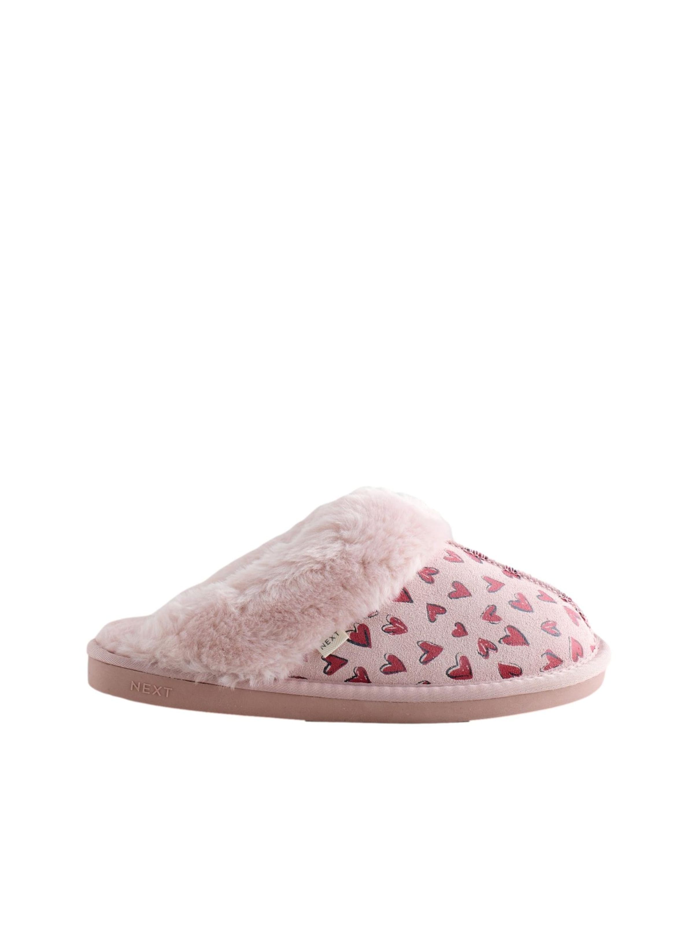 Pantoufle Next en rose : devant