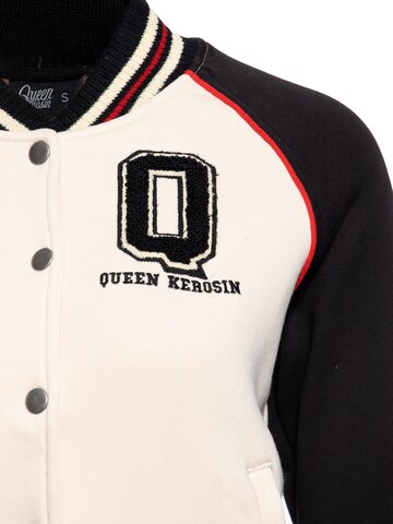 Queen Kerosin Between-Season Jacket 'Q' in White