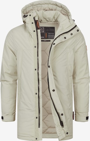 INDICODE JEANS Winter Jacket 'INBenyot' in Beige: front