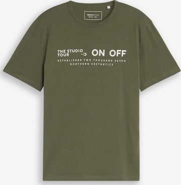 TOM TAILOR DENIM - Camiseta en verde: frente