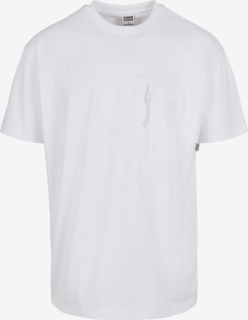 Urban Classics Regular fit Shirt in White: front