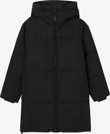 Manteau mi-saison Pull&Bear en noir : devant