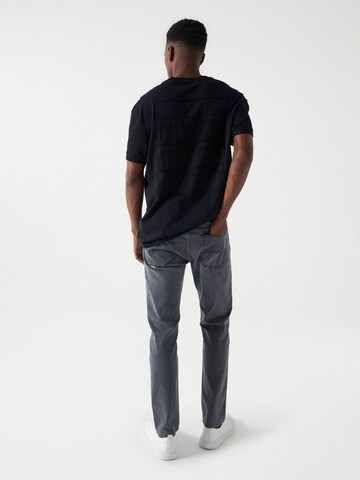 Coupe slim Jean Salsa Jeans en gris