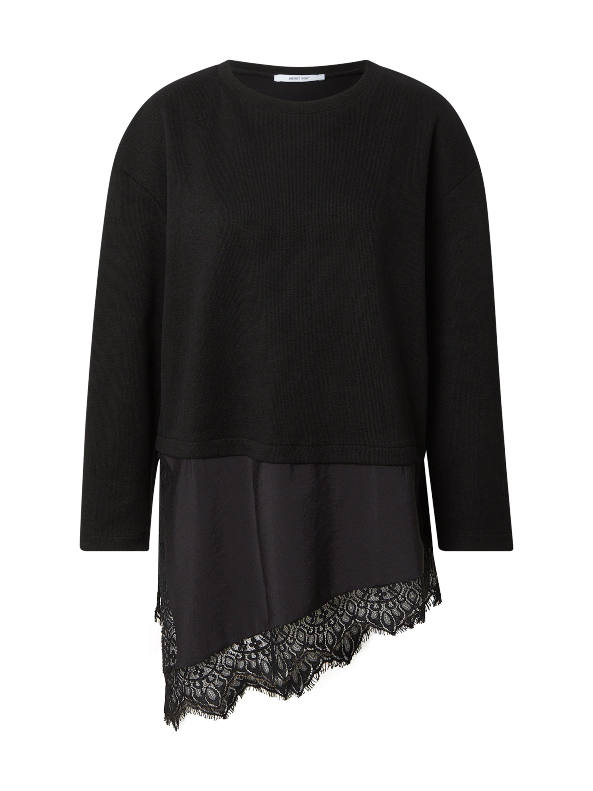 ABOUT YOU Shirt 'Vicky' in Zwart: voorkant