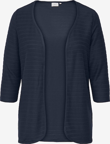 ONLY Carmakoma Strickjacke in Blau: Vorderseite