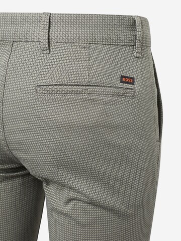 Coupe slim Pantalon chino BOSS en gris