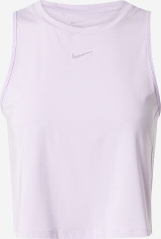 NIKE Sporttop 'ONE CLASSIC' in Lila: voorkant