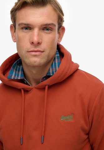 Sweat-shirt 'Essential' Superdry en marron