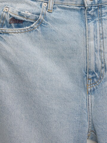 Pull&BearLoosefit Traperice - plava boja