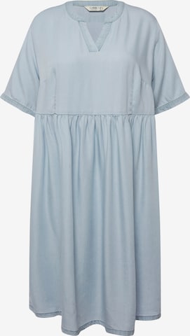 Angel of Style Shirt Dress in Blue: front