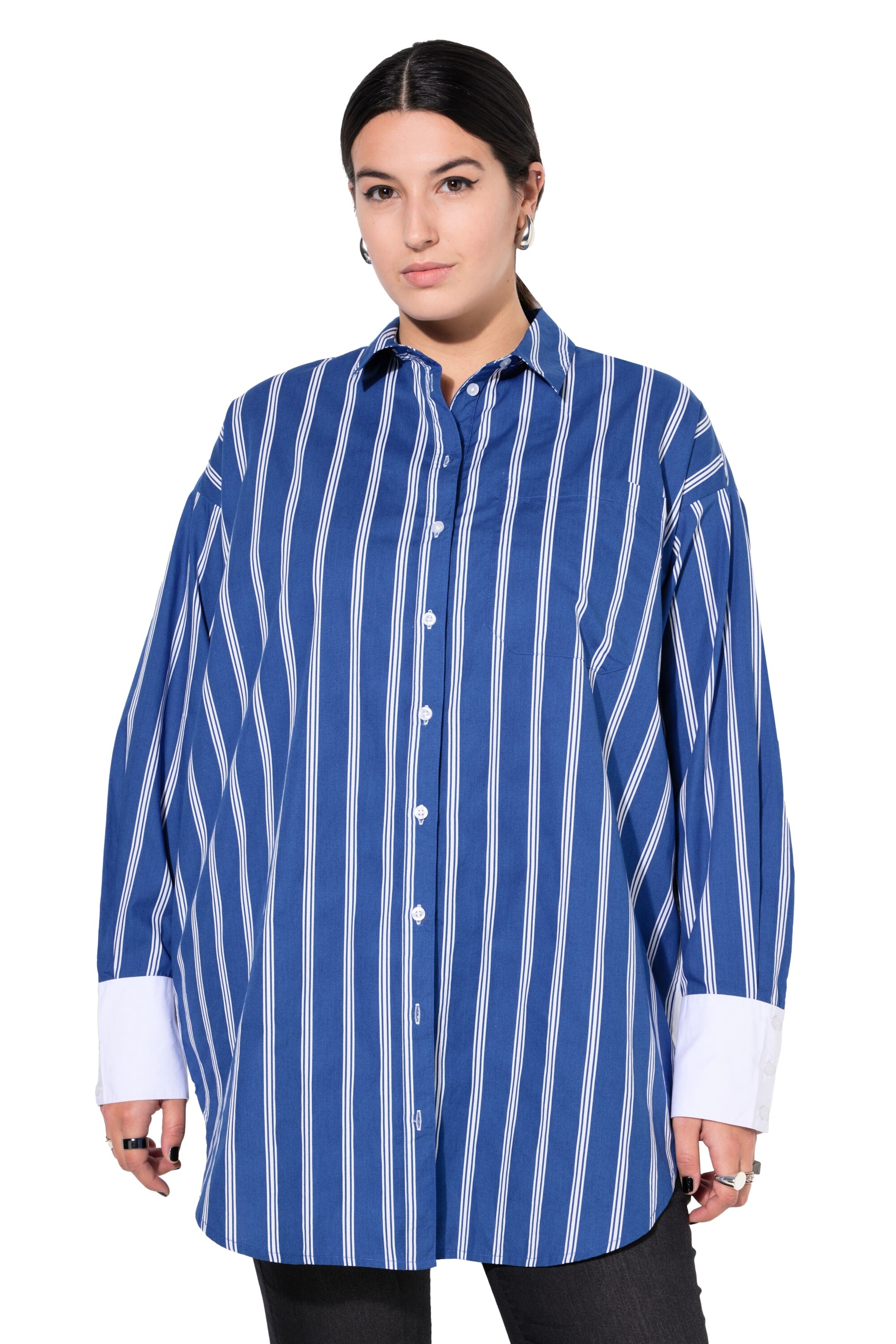 Studio Untold Bluse in Blau: Vorderseite